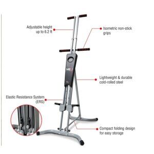 MaxiClimber Classic Vertical Resistance Climber and Cardio Exercise System